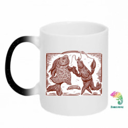 Кружки-хамелеоны с блестками