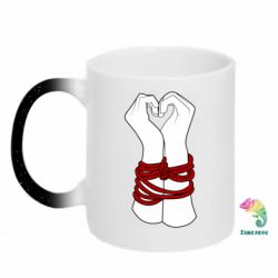 Кружки-хамелеоны с блестками