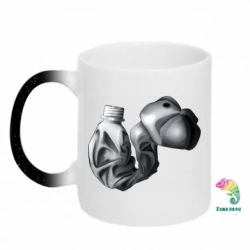 Кружки-хамелеоны с блестками