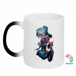 Кружки-хамелеоны с блестками