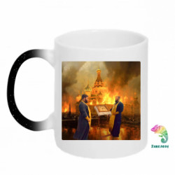 Кружка-хамелеон с блестками Отпели... - FATLINE Кружка-хамелеон с блестками Отпели...