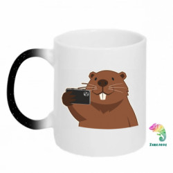 Кружки-хамелеоны с блестками