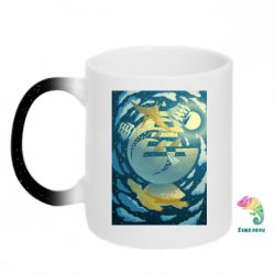 Кружки-хамелеони з блискітками