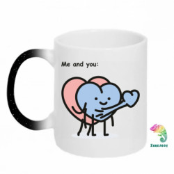 Кружки-хамелеоны с блестками