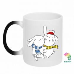 Кружка-хамелеон Зайці - FATLINE Кружка-хамелеон Зайці