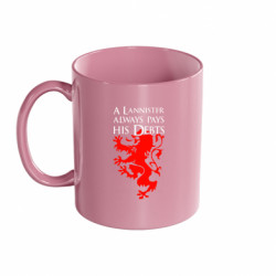 Кружка цветная 320ml A Lannister always pays his debts - FATLINE Кружка цветная 320ml A Lannister always pays his debts