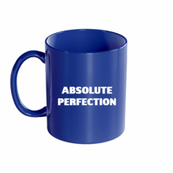 Кружка кольорова 320ml АБСОЛЮТНА ДОСКОНАЛІСТЬ - FATLINE Кружка кольорова 320ml АБСОЛЮТНА ДОСКОНАЛІСТЬ