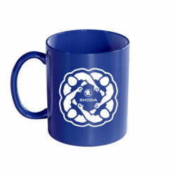 Кружка цветная 320ml Автоклуб Skoda