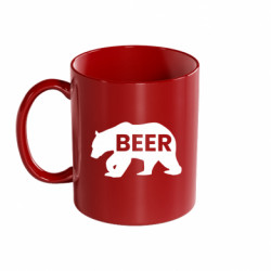 Кружка кольорова 320ml beer bear - FATLINE Кружка кольорова 320ml beer bear