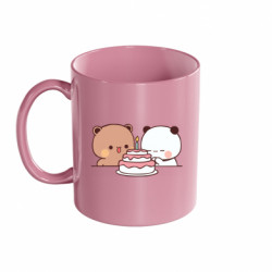 Кружка цветная 320ml Birthday Bubu and Dudu - FATLINE Кружка цветная 320ml Birthday Bubu and Dudu