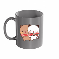 Кружка кольорова 320ml Bubu and Dudu scarf for two