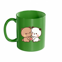 Кружка цветная 320ml Бубу и Дуду любось - FATLINE Кружка цветная 320ml Бубу и Дуду любось