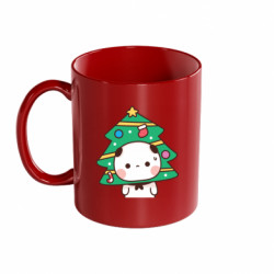 Кружка цветная 320ml Бубу В Костюме Елки - FATLINE Кружка цветная 320ml Бубу В Костюме Елки