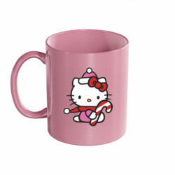 Кружка кольорова 320ml Christmas Kitty with candy - FATLINE Кружка кольорова 320ml Christmas Kitty with candy