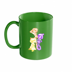 Кружки цветные 320ml - FATLINE