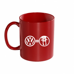 Кружка цветная 320ml it's a Volkswagen - FATLINE Кружка цветная 320ml it's a Volkswagen