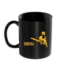 Кружка цветная 320ml Гитарист Nirvana - FATLINE Кружка цветная 320ml Гитарист Nirvana
