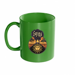 Кружка цветная 320ml Gojira poster - FATLINE Кружка цветная 320ml Gojira poster