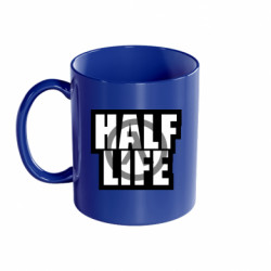 Кружка кольорова 320ml халф лайф лямда