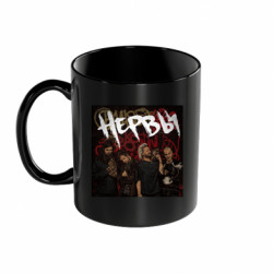 Кружка цветная 320ml Happy Нервы - FATLINE Кружка цветная 320ml Happy Нервы