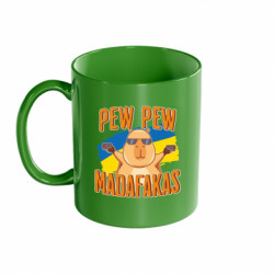 Кружка цветная 320ml Капибара - пиу-пиу! - FATLINE Кружка цветная 320ml Капибара - пиу-пиу!