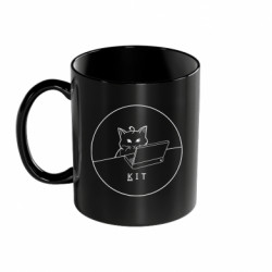 Кружка цветная 320ml Кот айти - FATLINE Кружка цветная 320ml Кот айти