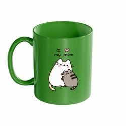 Кружка кольорова 320ml Кохаю маму - FATLINE Кружка кольорова 320ml Кохаю маму