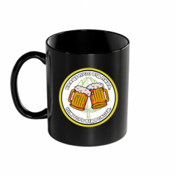 Кружка кольорова 320ml Краще пузо від пива, ніж горб від роботи. - FATLINE Кружка кольорова 320ml Краще пузо від пива, ніж горб від роботи.