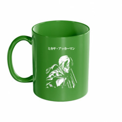 Кружка кольорова 320ml Мікаса Акерман.