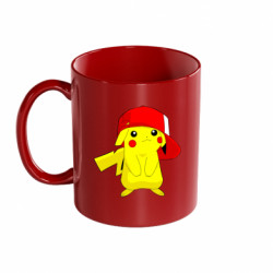 Кружка цветная 320ml Pikachu in a cap