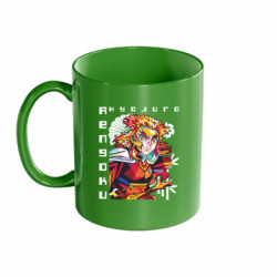 Кружка цветная 320ml Ренгоку Demon Slayer