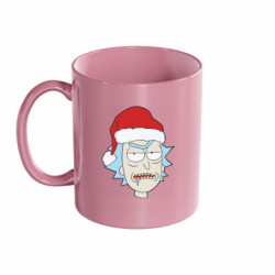 Кружка цветная 320ml Rick Santa