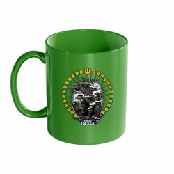 Кружка цветная 320ml Русни_пзда - FATLINE Кружка цветная 320ml Русни_пзда