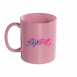 Кружка цветная 320ml Saja Boys logo - FATLINE Кружка цветная 320ml Saja Boys logo