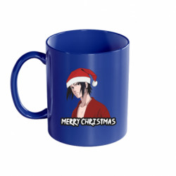 Кружка цветная 320ml Sasuke Merry Christmas - FATLINE Кружка цветная 320ml Sasuke Merry Christmas