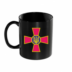 Кружка кольорова 320ml Символ ЗСУ - FATLINE Кружка кольорова 320ml Символ ЗСУ