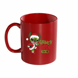 Кружка цветная 320ml Stitch Grinch - FATLINE Кружка цветная 320ml Stitch Grinch