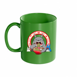 Кружка цветная 320ml Totoro Eats Udon - FATLINE Кружка цветная 320ml Totoro Eats Udon