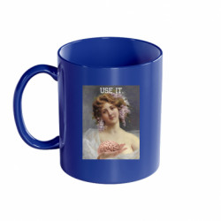 Кружка цветная 320ml Use Your Brain - FATLINE Кружка цветная 320ml Use Your Brain
