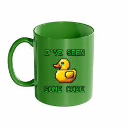 Кружка цветная 320ml Я видел некоторый код - FATLINE Кружка цветная 320ml Я видел некоторый код