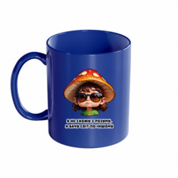 Кружка цветная 320ml Я не схожу с ума, я вижу мир по-другому - FATLINE Кружка цветная 320ml Я не схожу с ума, я вижу мир по-другому