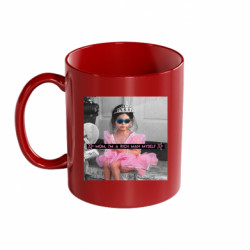 Кружка цветная 320ml Я сама себе богатый папик - FATLINE Кружка цветная 320ml Я сама себе богатый папик