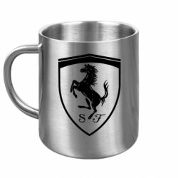 Кружка металлическая Ferrari horse