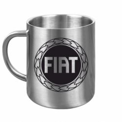 Кружка металева Fiat logo - FATLINE Кружка металева Fiat logo