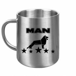 Кружка металева Man lion and stars - FATLINE Кружка металева Man lion and stars