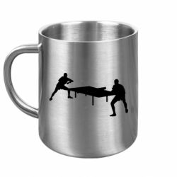 Кружка металева Тенісний стіл