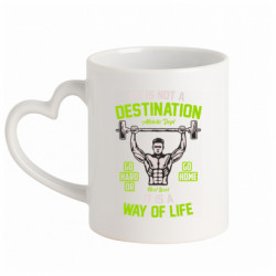 Кружки с ручкой в виде сердца