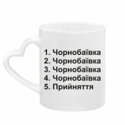 Кружки з ручкою у вигляді серця