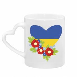 Кружки с ручкой в виде сердца