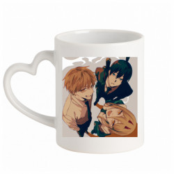 Кружки с ручкой в виде сердца - FATLINE